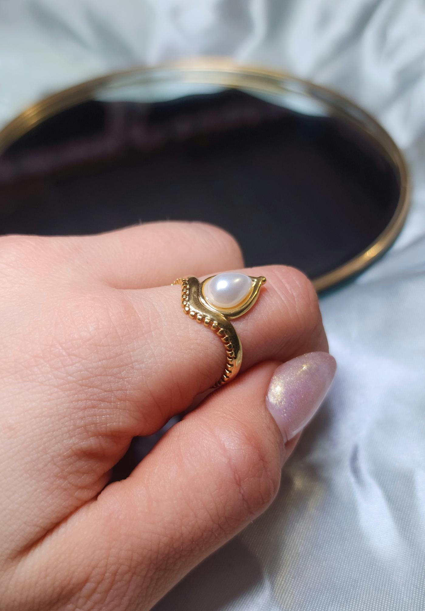 Anel Vintage Pearl