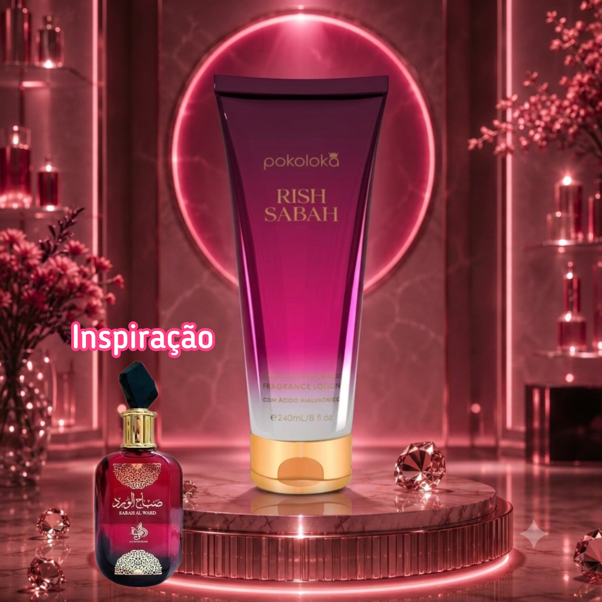 Hidratante Pokoloka Corpo Perfumado Rish Sabah
