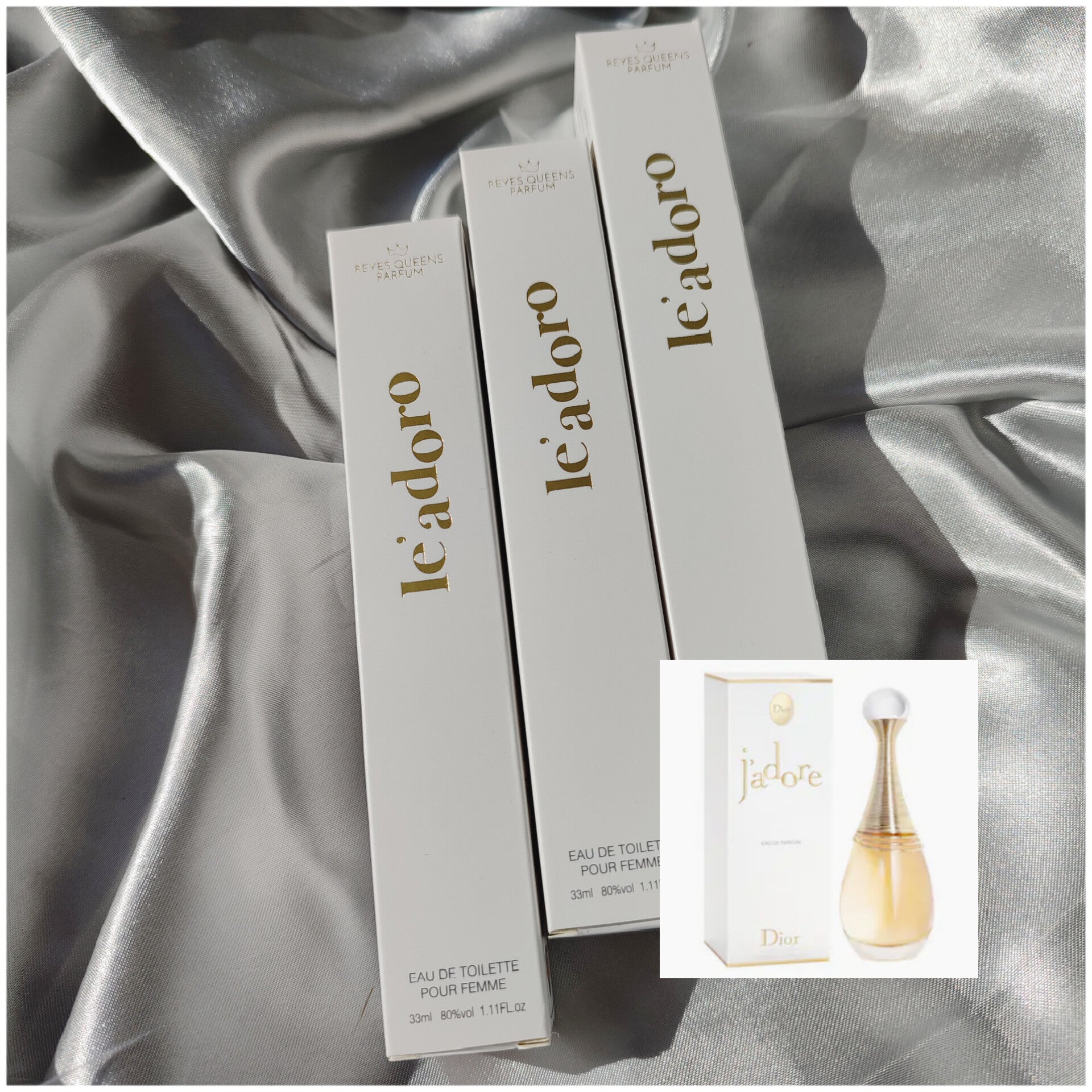 Perfume Bolso Reyes Queens Le adoro