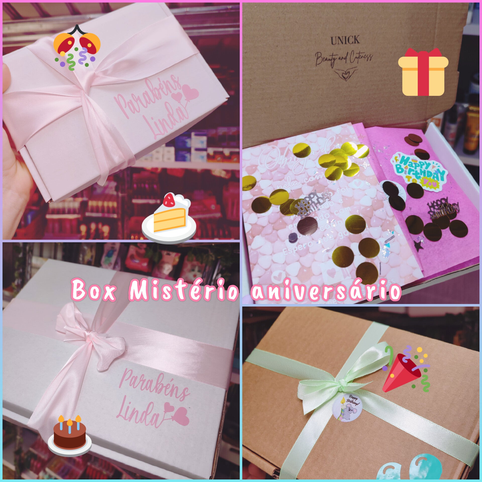 Box Mistério Aniversário