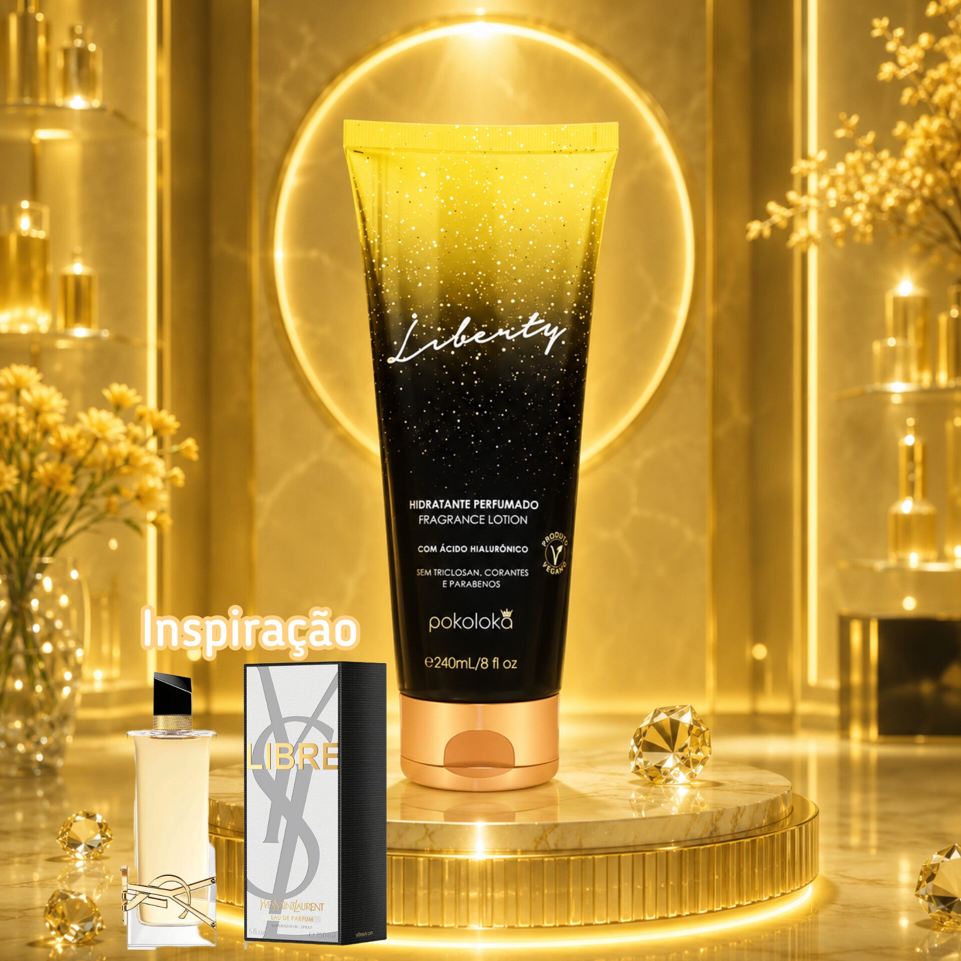 Hidratante Corpo Pokoloka Perfumado Liberty
