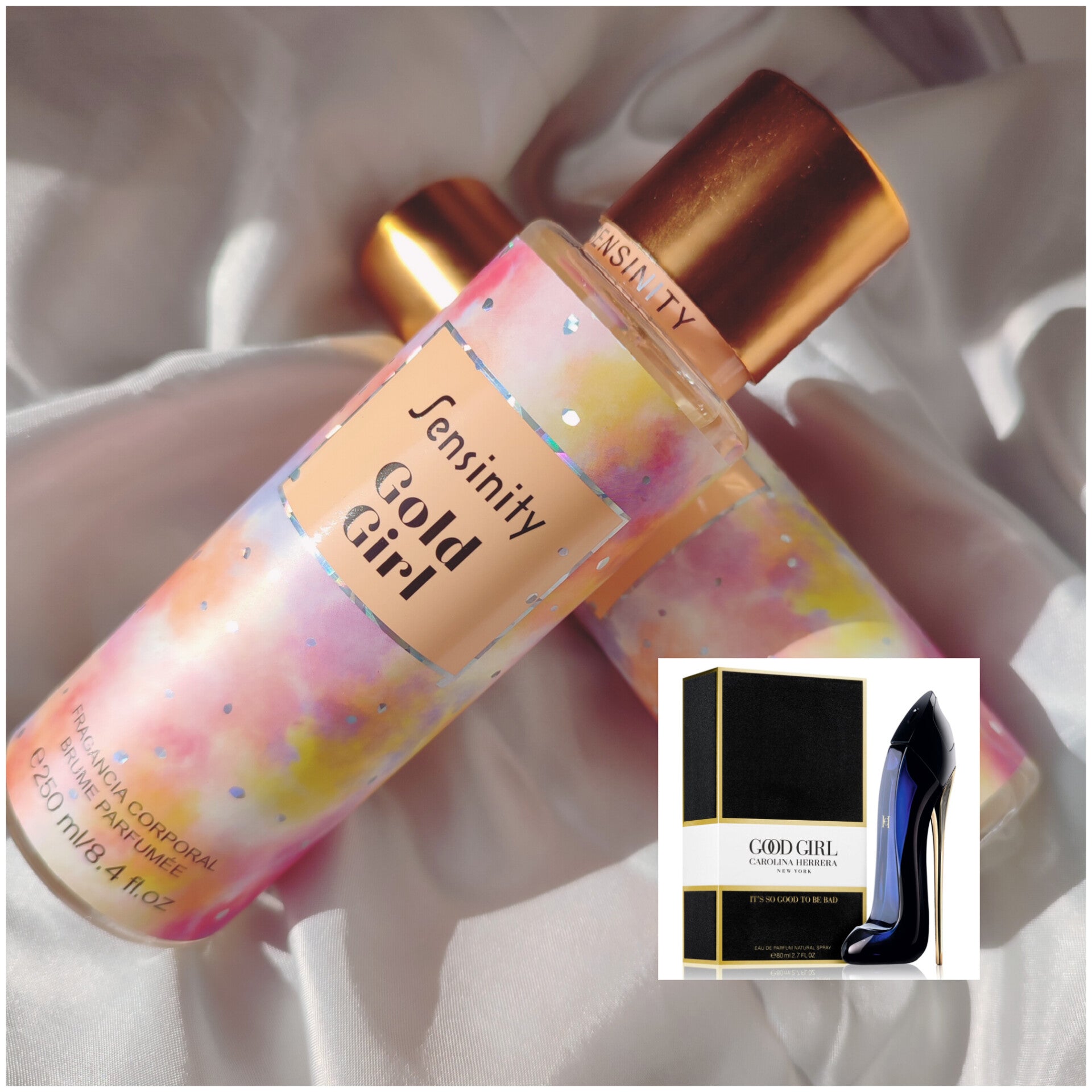 Body Splash Sensinity Gold Girl