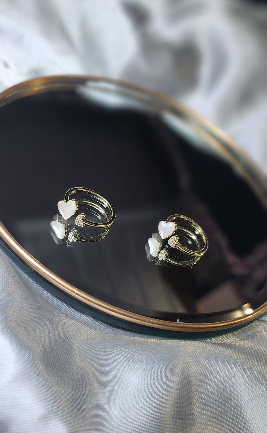 Anel Twin Flame Dourado