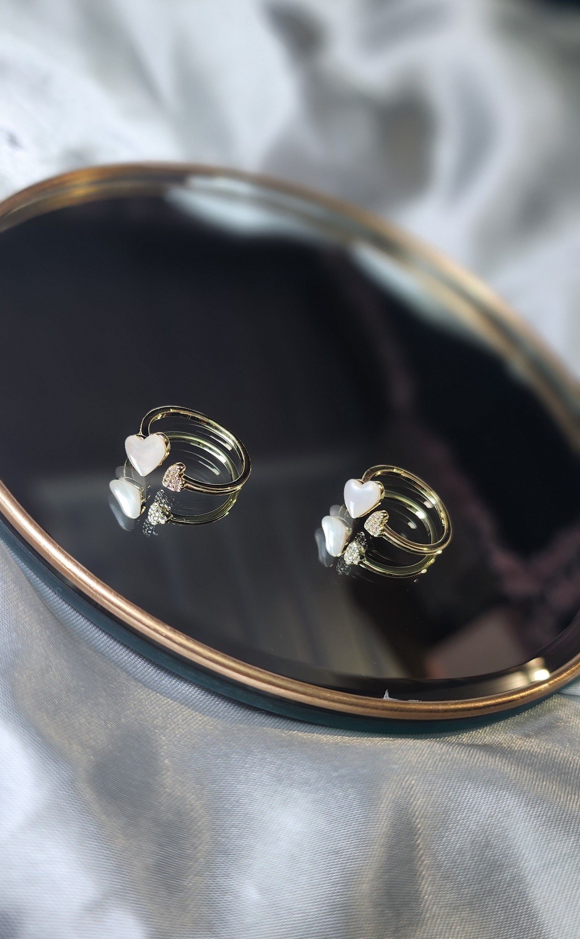 Anel Twin Flame Dourado