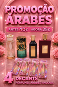 Promoção Decantes 10ml Perfumes Árabes