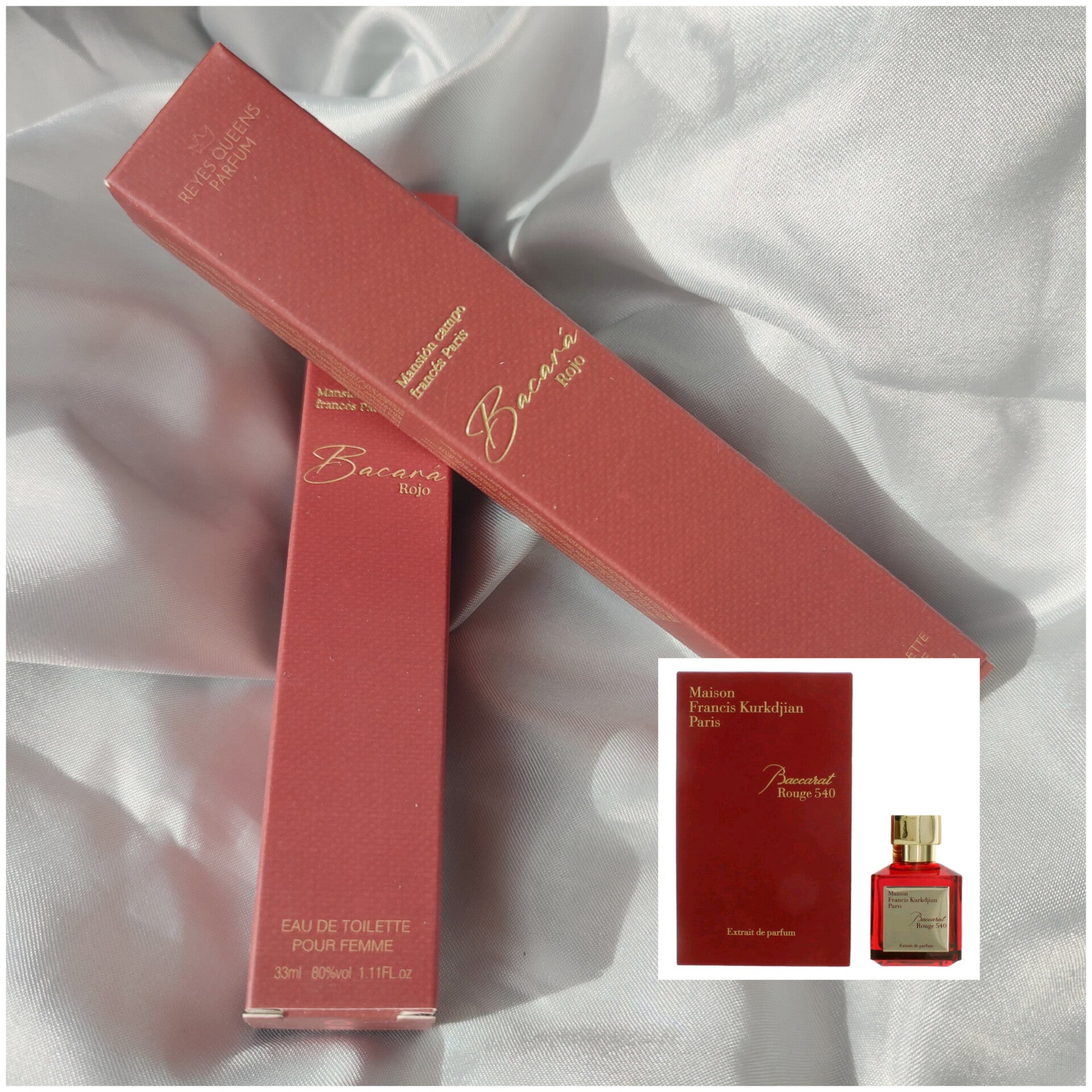 Perfume Bolso Reyes Queens Bacara Rojo