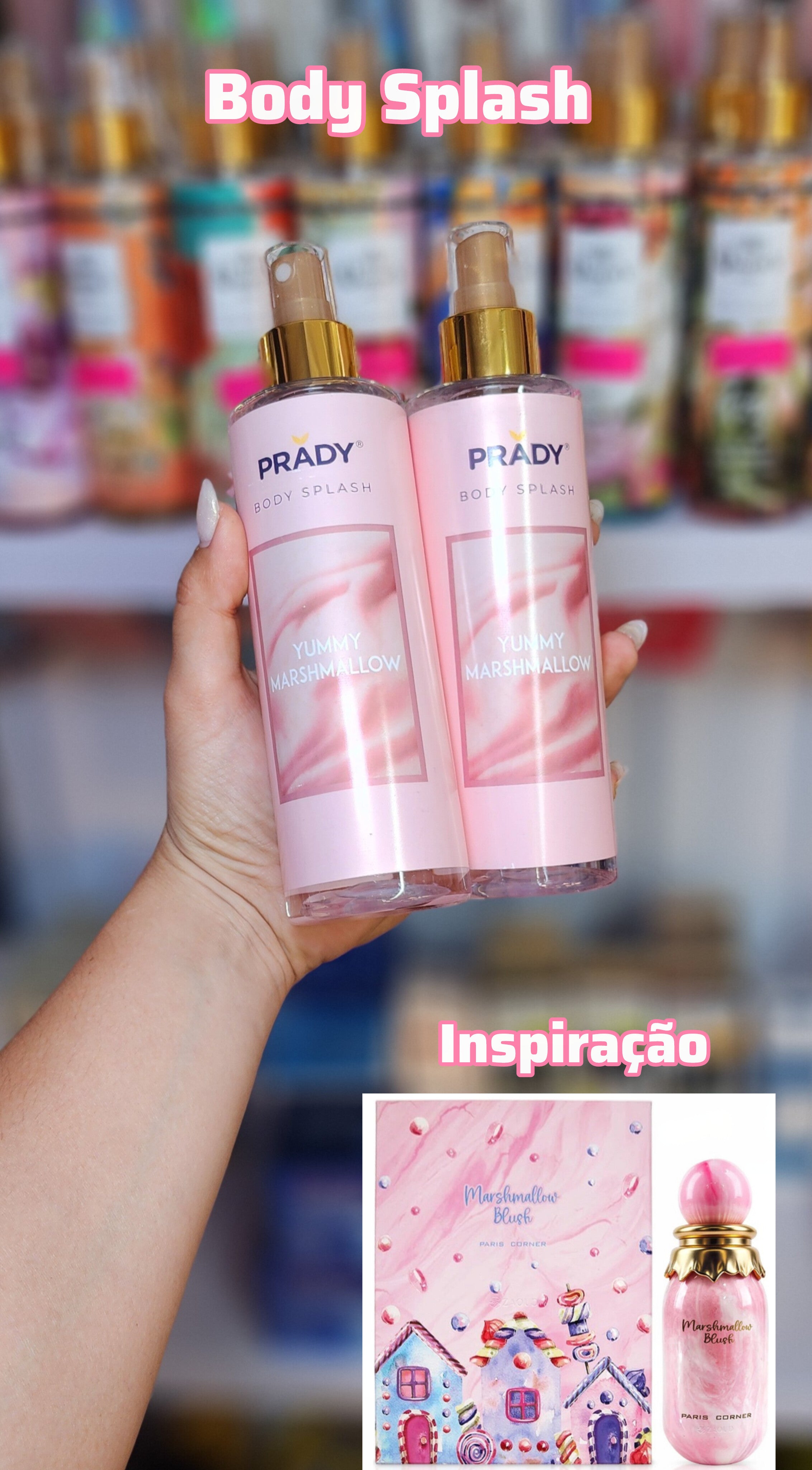 Body Splash Prady Yummy Marshmallow