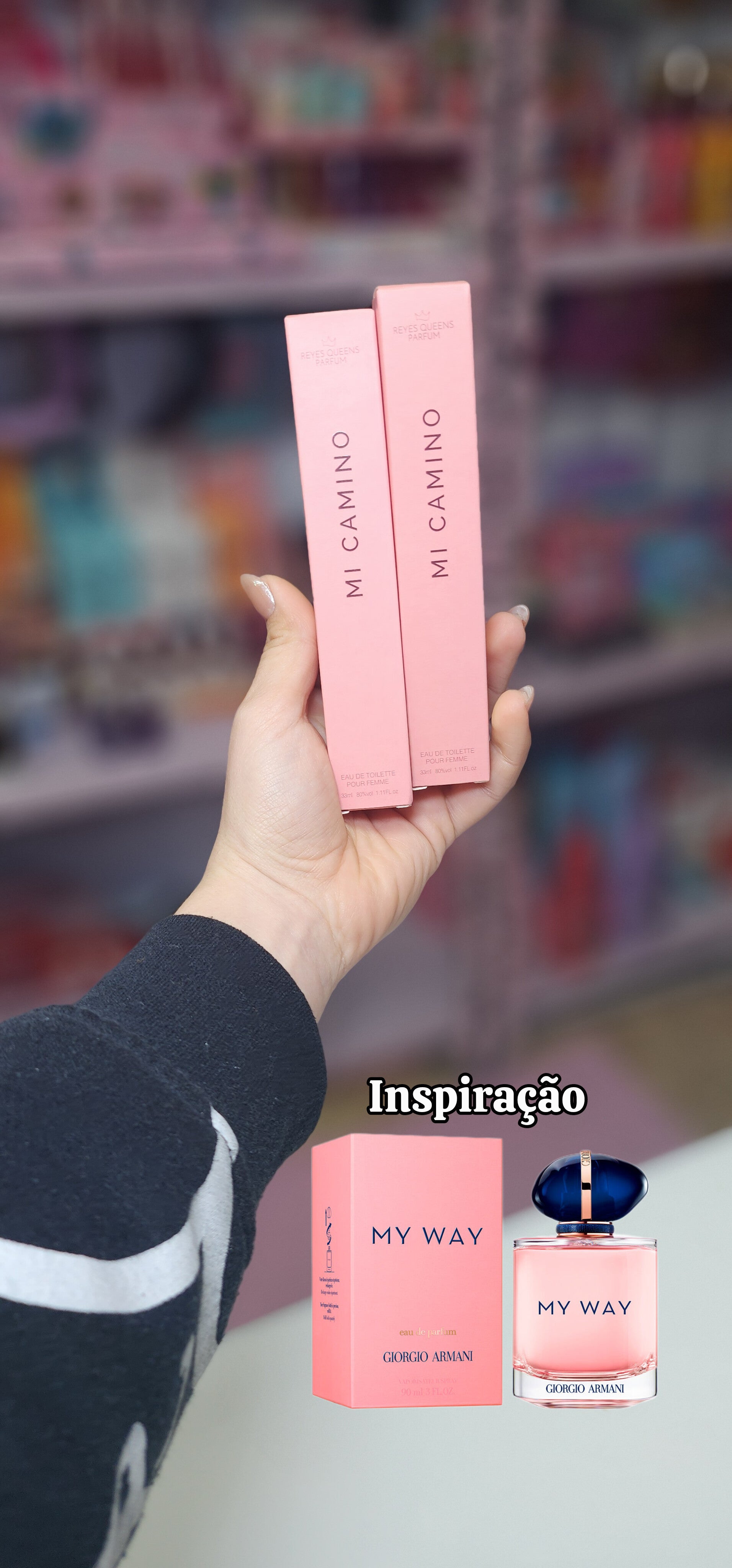 Perfume Bolso Reyes Queens Mi Camino
