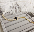 Pulseira Midnight Clover Dourada