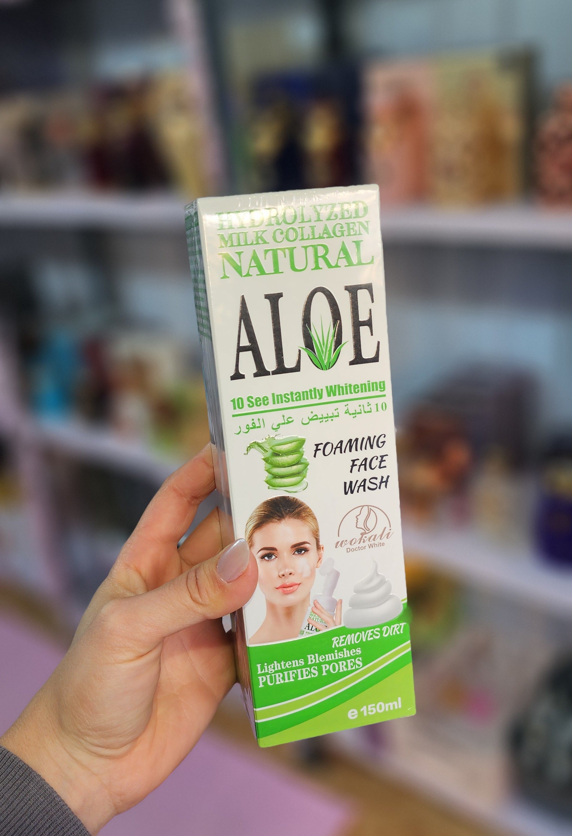 Espuma limpeza aloe vera