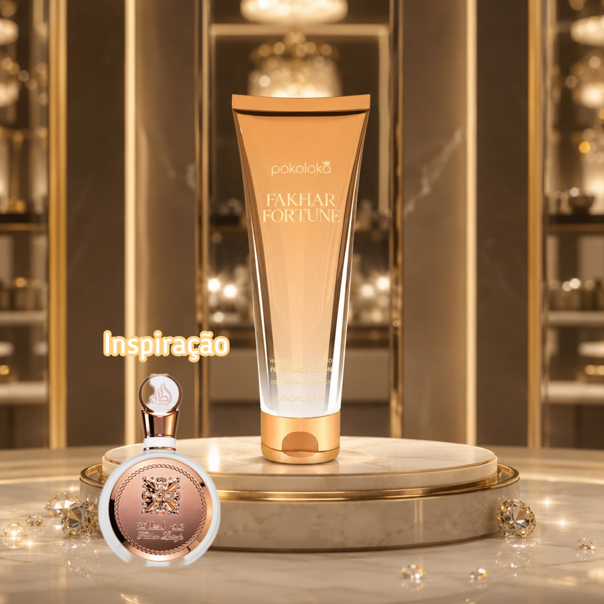 Hidratante Pokoloka Corpo Perfumado Fakhar Fortune