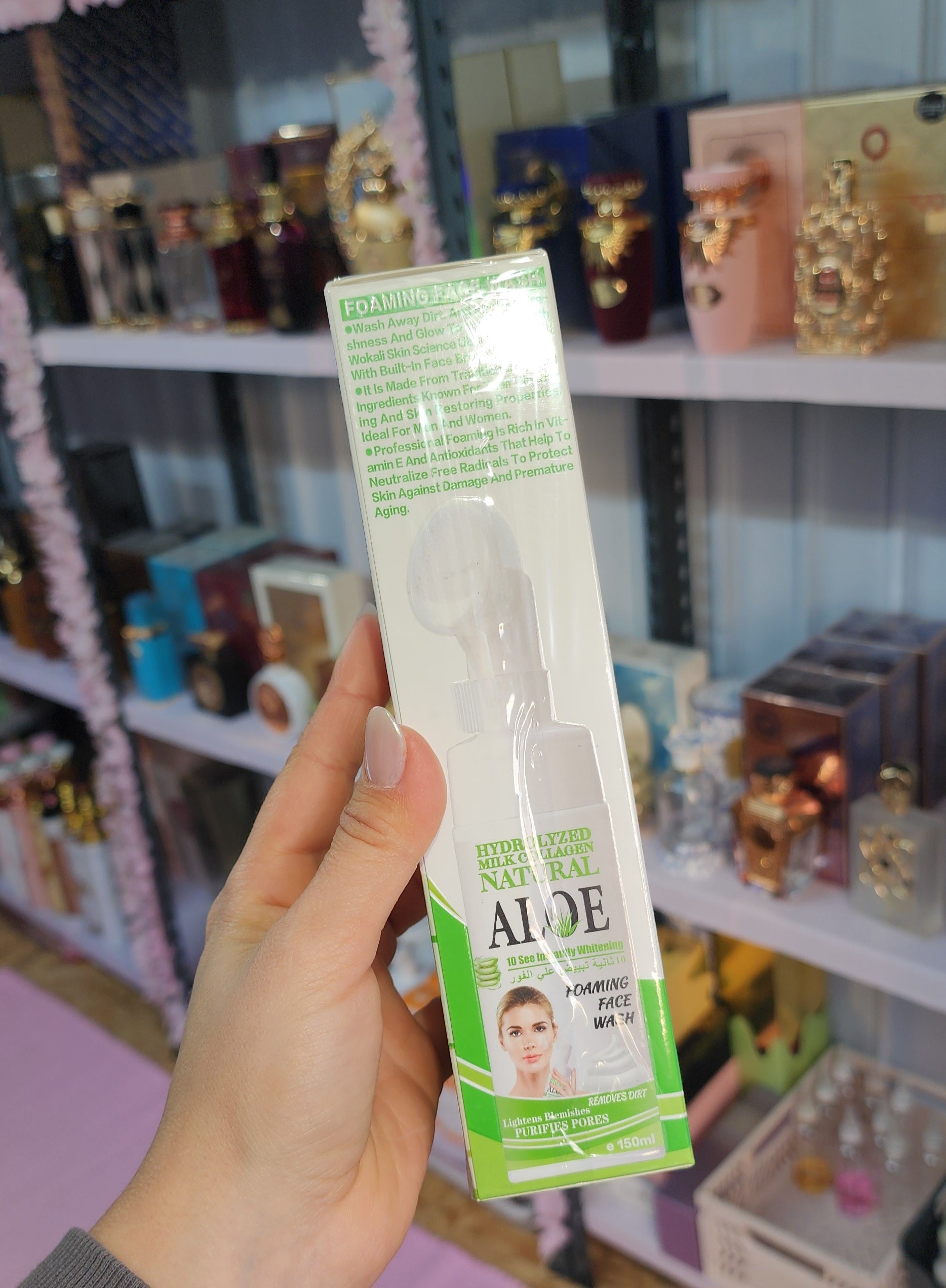 Espuma limpeza aloe vera