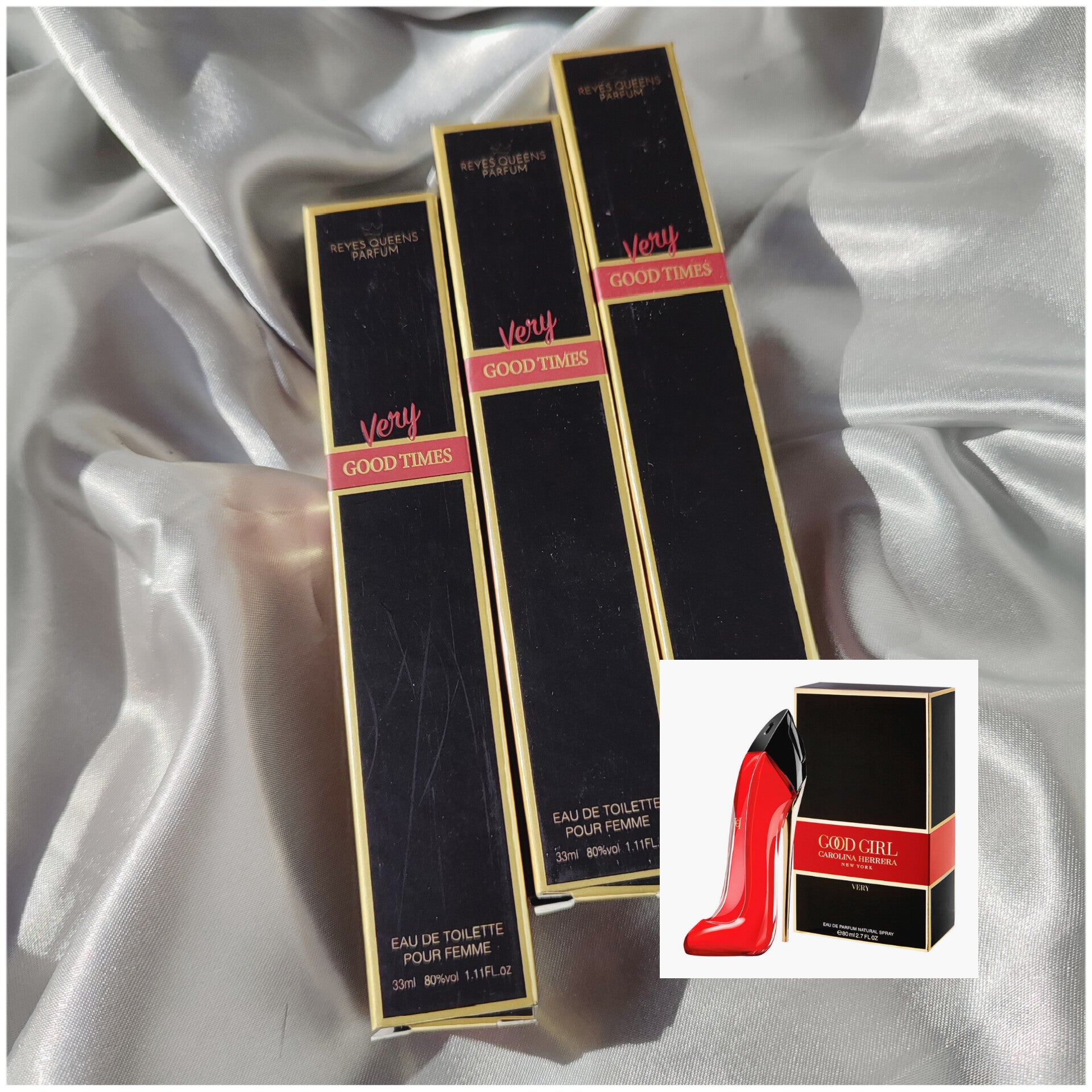 Perfume Bolso Reyes Queens Very Good Times