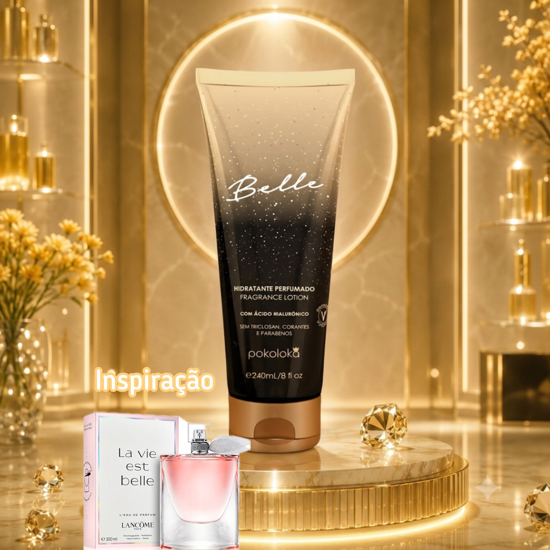 Hidratante Corpo Pokoloka Perfumado Belle